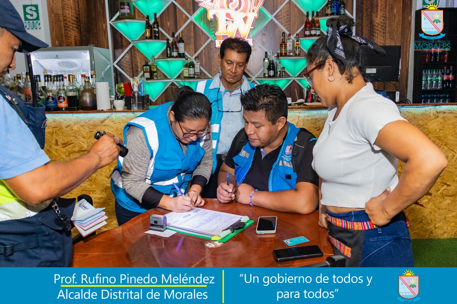 CLAUSURAN LOCAL NOCTURNO POR NO CONTAR CON LICENCIA DE FUNCIONAMIENTO EN DISTRITO DE MORALES.  